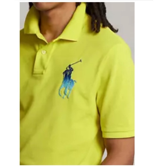 NWT Polo Ralph Lauren Big Pony Mesh Polo Shirt - Picture 3 of 10